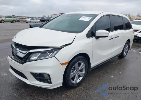 2018 Honda Odyssey Ex from USA, damaged, VIN 5FNRL6H58JB052898